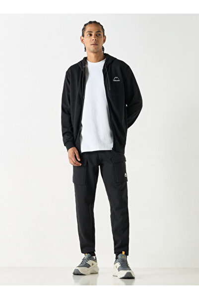 Kappa Zip Through Hoodie with Long Sleeves and Pockets