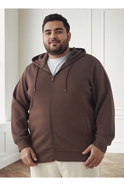 FAV Men Regular Fit Kangaroo Pocket Hoodie