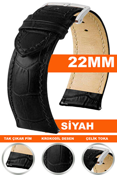 Trendburada 22mm Fossil-Welder-Wesse-Casio-Armani-Omega-Seiko-Tissot Watch Compatible Leather Watch Band