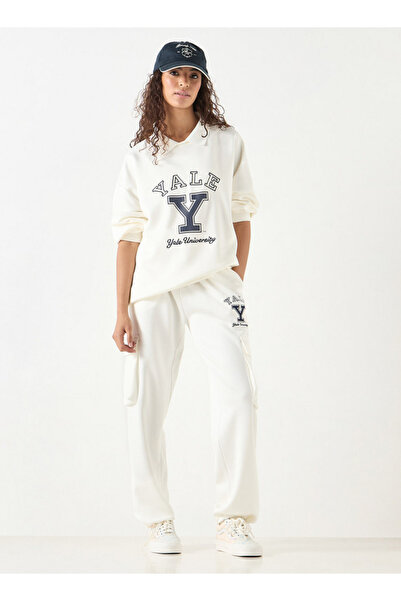 SP Characters Yale University Embroidered Cargo Joggers With Drawstring Closure