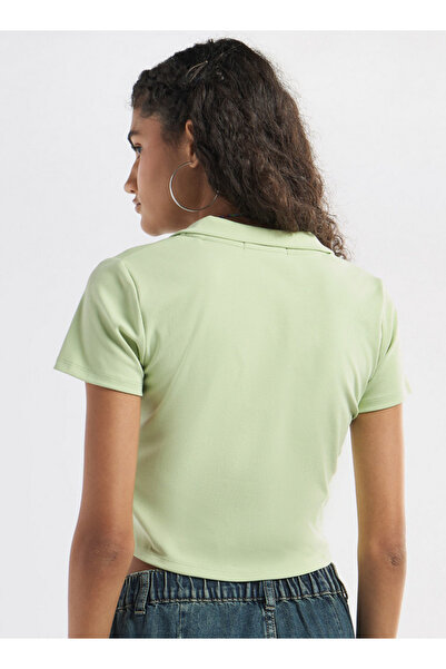 FAV Panelled Top with Collar and Zip Closure