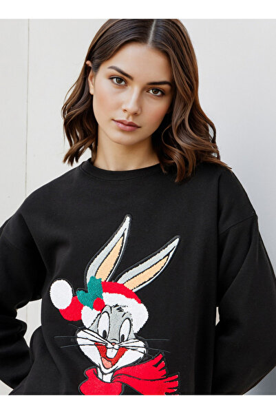 SP Characters بلوزة Chr L مزينة برقبة دائرية