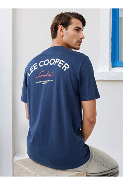 Lee Cooper تي شيرت بطبعة شعار