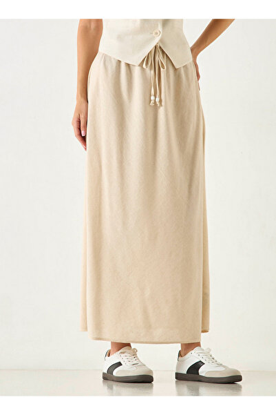 FAV تنورة على شكل حرف A مع رباط إغلاق