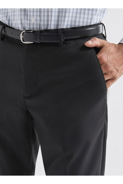 FAV Textured Regular Fit Flexi Waist Trousers with Pockets