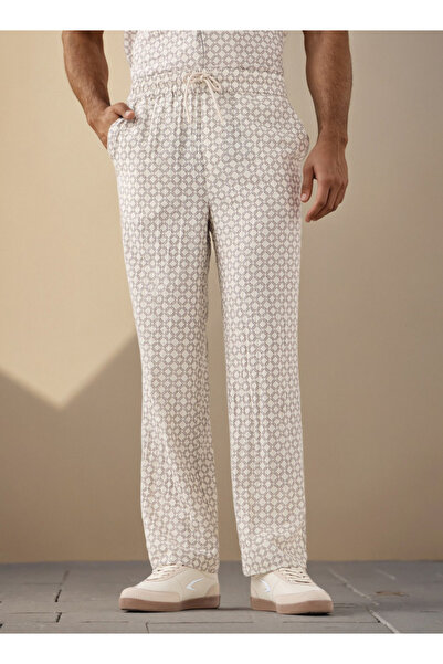 Emperor Regular Fit Pants with Flexi Waist and Pockets