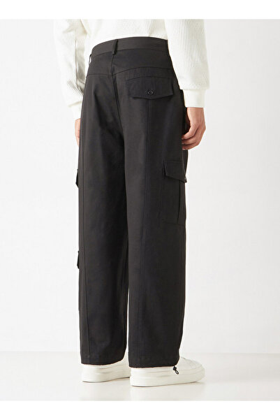 Iconic Solid Relaxed Fit Pants with Pockets