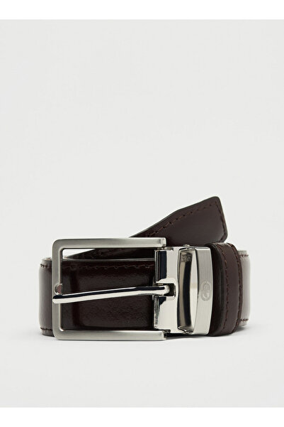 ECKO Leather Belt With Pin Buckle Closure