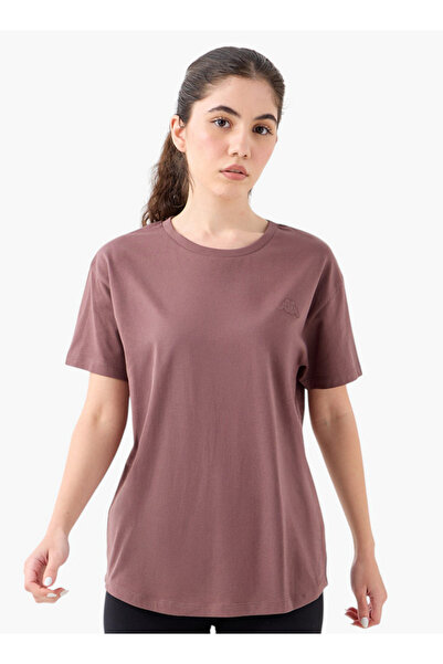 Kappa تي شيرت مطرز بشعار، برقبة دائرية وأكمام قصيرة