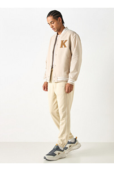 Kappa Solid Joggers with Drawstring Closure and Pockets