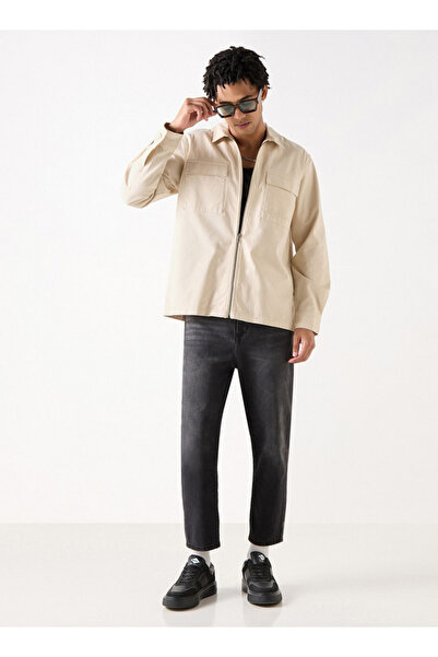 ECKO Zip Though Shirt With Long Sleeves And Pockets