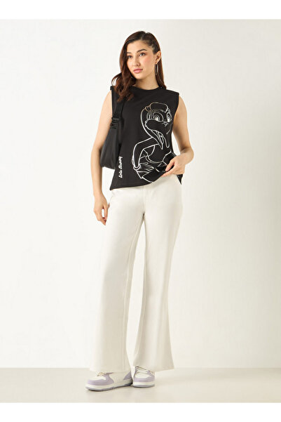 SP Characters Lola Bunny Print Sleeveless T-shirt with Crew Neck