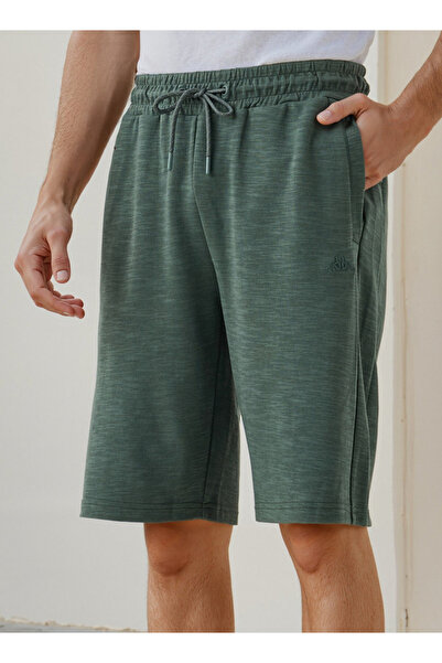 Kappa Regular Fit Shorts with Drawstring Closure and Pockets