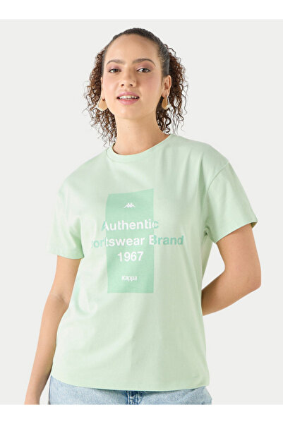 Kappa تي شيرت مطبوع برقبة دائرية وأكمام قصيرة