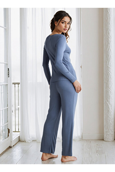 FAV Lace Trim Pyjama Set