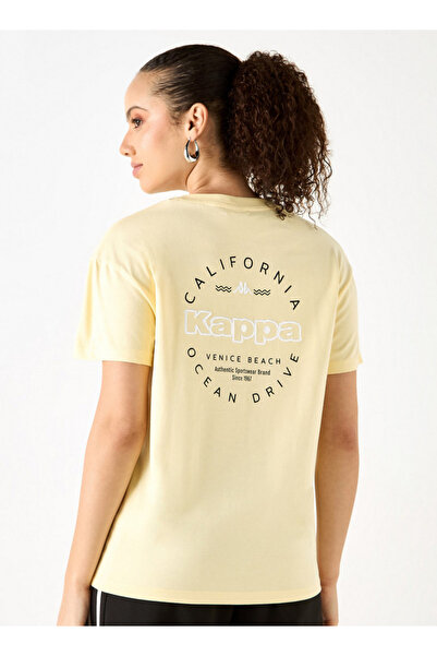 Kappa تي شيرت مطبوع برقبة دائرية وأكمام قصيرة