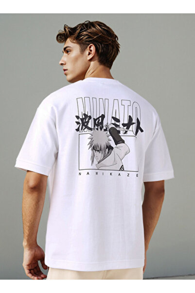 SP Characters تي شيرت بطبعة ناروتو ورقبة دائرية