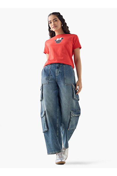 SP Characters Minnie Mouse Print T-shirt