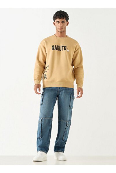 SP Characters Naruto Print Sweatshirt With Long Sleeves