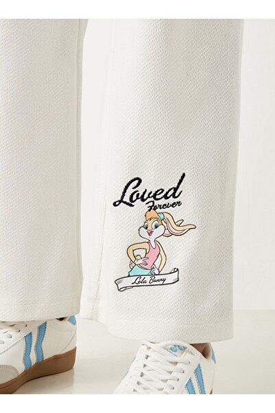 SP Characters بنطال رياضي بطبعة أرنب لولا مع رباط إغلاق وجيوب