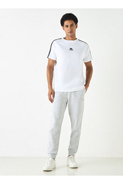 Kappa Logo Embroidered Joggers With Drawstring Closure