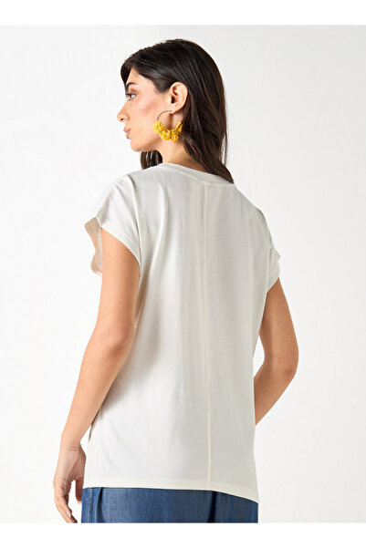 FAV Printed Crew Neck T-shirt with Extended Sleeves