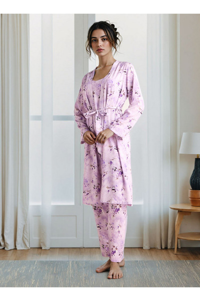 FAV طقم رداء وبيجامة مطبوع بالكامل