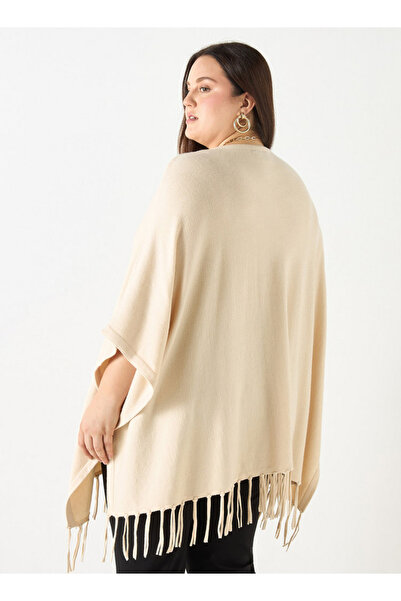 Ulla Popken Fringe Poncho