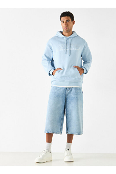 Starter Logo Detail Fleece Hoodie With Kangaroo Pockets