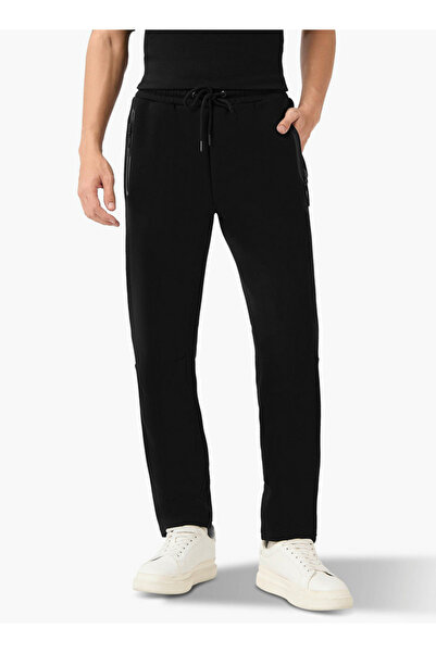 Kappa Track Pants with Drawstring Closure and Zip Pockets