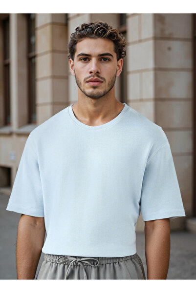 Iconic Iconic Textured Round Neck T-shirt
