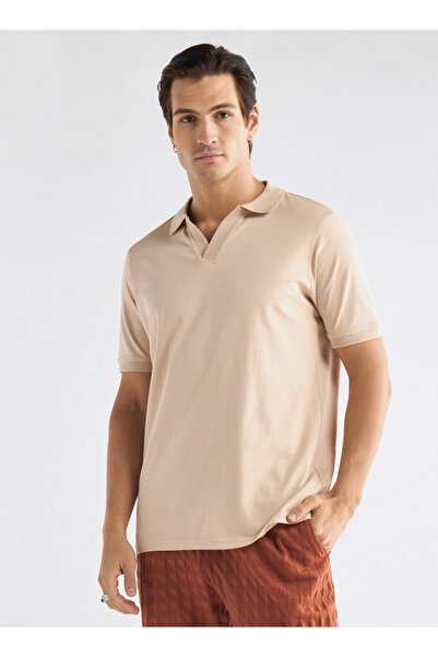 FAV Solid Polo T-shirt with Short Sleeves