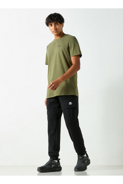 Kappa Solid Crew Neck T-shirt With Short Sleeves