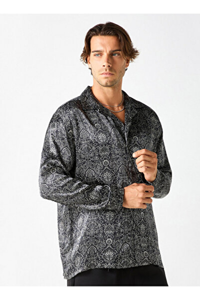 Iconic All-over Print Shirt With Long Sleeves