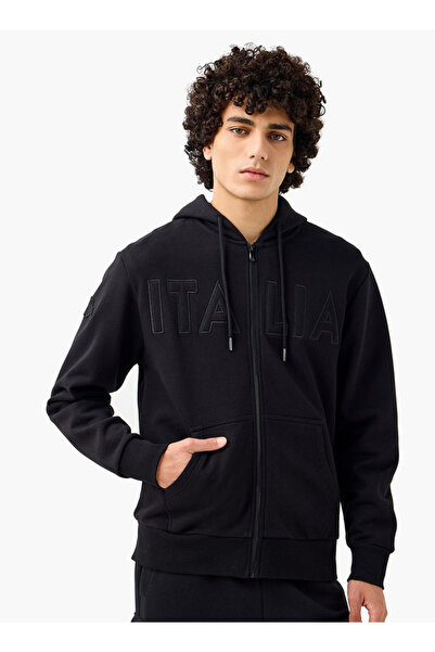 Kappa هودي رجالي مطرز بشعار إيطاليا