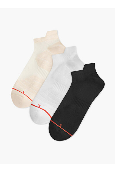 FAV مجموعة من 3 جوارب بطول الكاحل ذات نسيج محكم