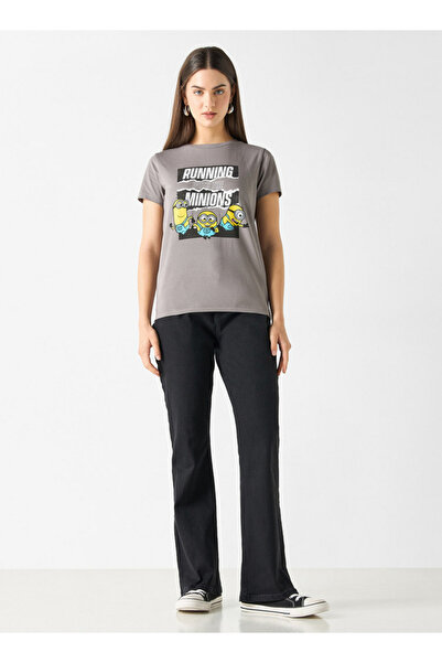 Lee Cooper Solid Flared Leg Jeans with Pockets