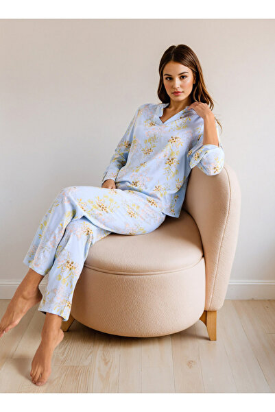 FAV طقم بيجامة بطبعة زهور