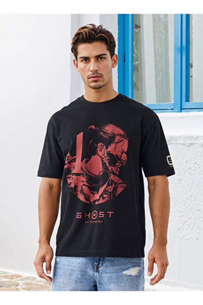 SP Characters تي شيرت مطبوع بياقة دائرية