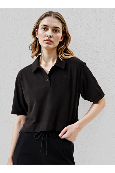 Kappa Logo Detail Cropped Polo T-shirt