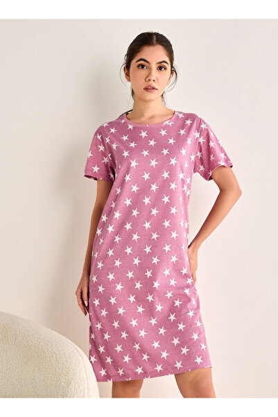 FAV All-Over Printed Night Dress