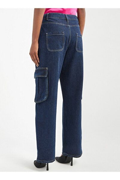 FAV Solid Wide Leg Jeans With Pockets
