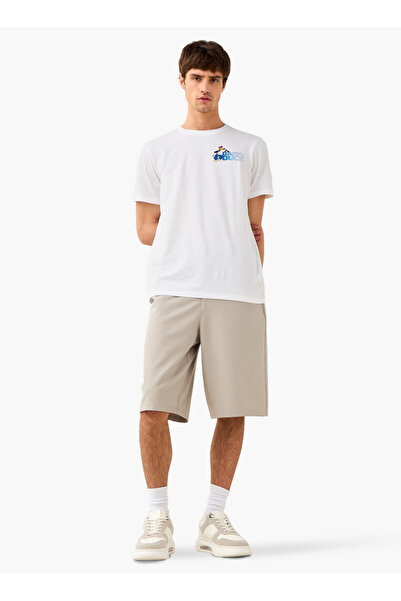 SP Characters Daffy Duck Print T-shirt with Crew Neck