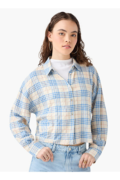 Lee Cooper قميص منقوش بقصّة عادية وأكمام طويلة