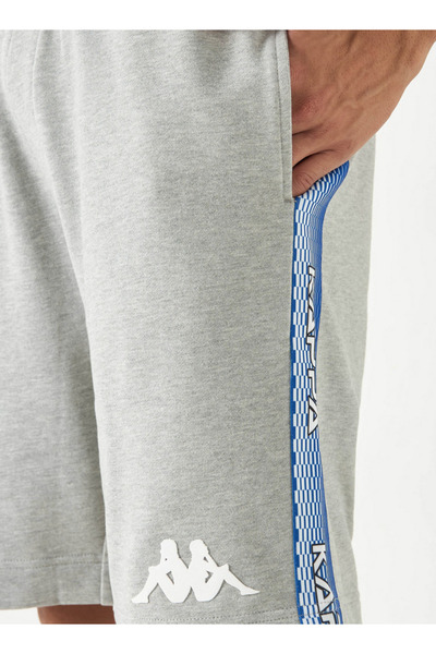 Kappa Logo Print Shorts with Elasticated Waistband