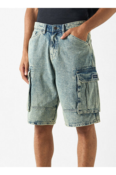 Lee Cooper Denim Cargo Shorts