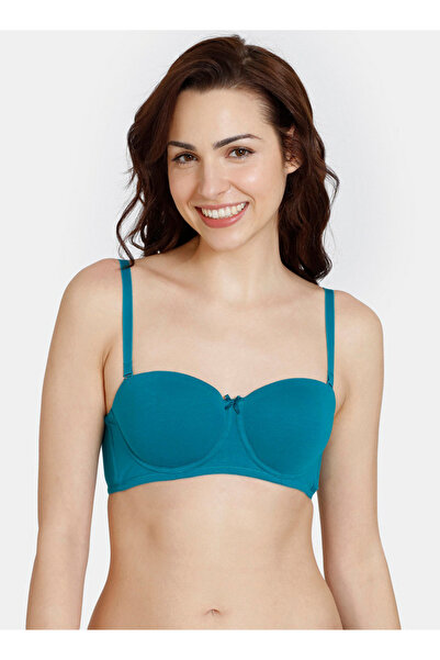 Zivame Padded Wired Balconette Bra With Detachable Strap