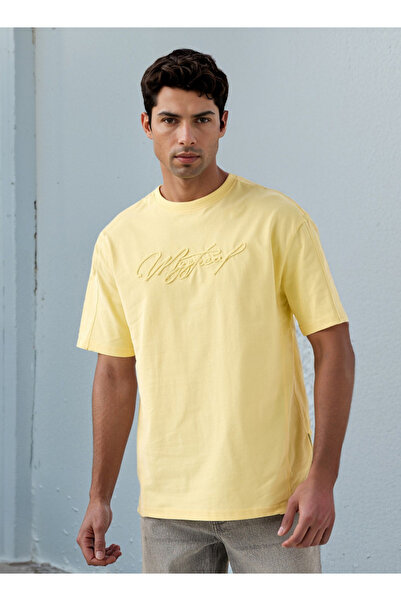 Lee Cooper تي شيرت مطرز برقبة دائرية