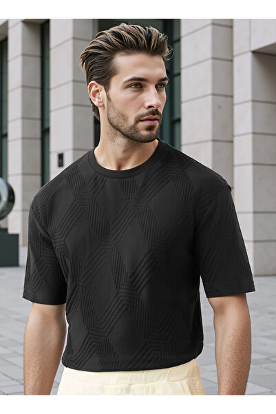 Iconic تي شيرت برقبة دائرية ومزخرف