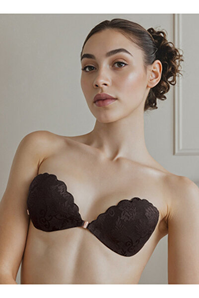 FAV Floral Textured Strapless Bra